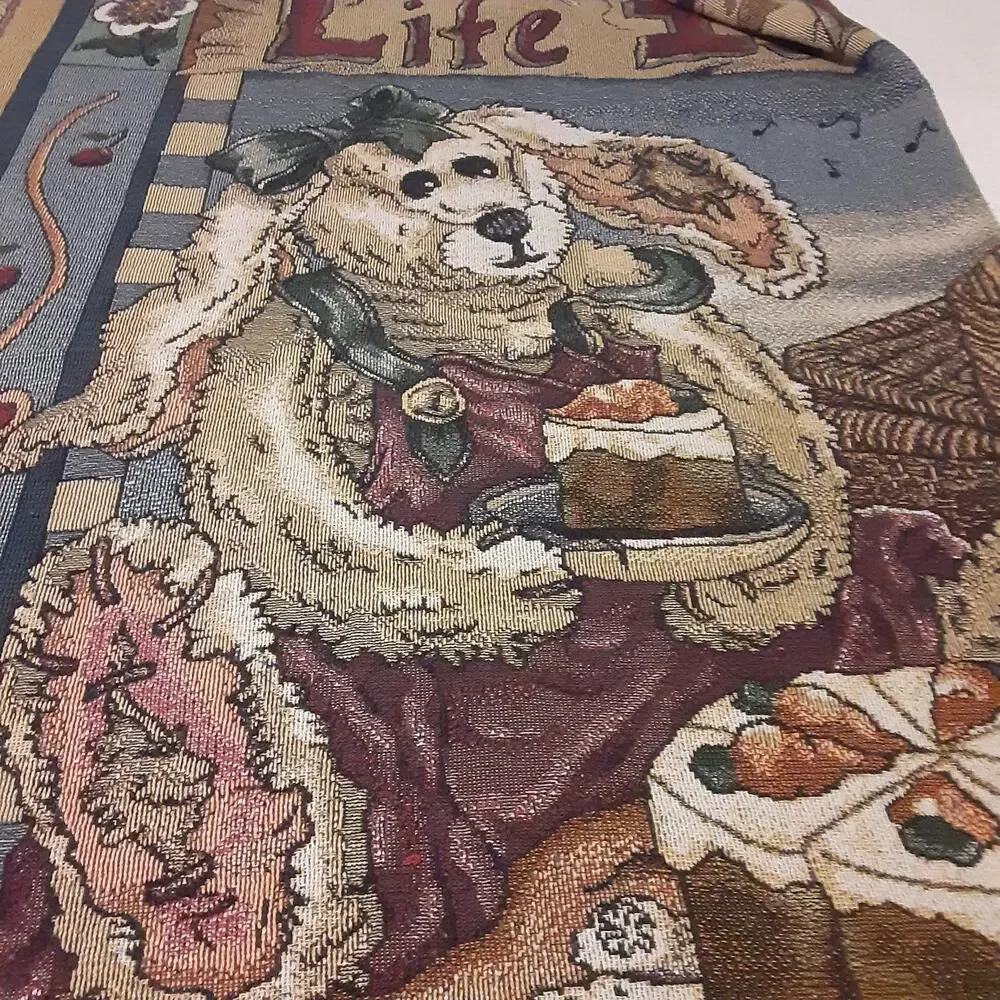 Boyd's Bears Fringed Throw Cuteness Life is a Picnic